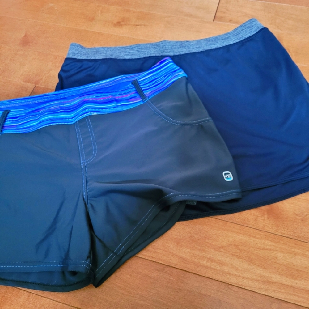 2 bundle of size L (12/14) sportswear shorts